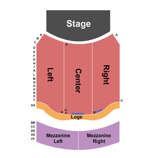 Rialto Theatre Harry Potter Seating Chart